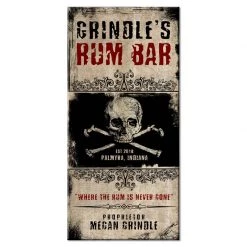BarProducts.com CUSTOMIZABLE Large Vintage Wooden Bar Sign - Rum Bar - 11 3/4" X 23 3/4" BAR DECOR