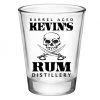BarProducts.com CUSTOMIZABLE - 1.75oz Clear Shot Glass - Rum Distillery BAR SUPPLIES