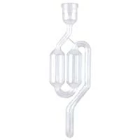 BarProducts.com S-Shaped Airlock - Plastic - 3 Piece Home Brewing