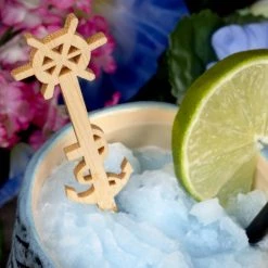 BarProducts.com BarConic® Bamboo Sailor Swizzle Sticks - 100 Pack SPECIAL COLLECTIONS