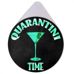 BarProducts.com Glass Rimmer Lid - Quarantini Time SPECIAL COLLECTIONS