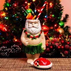 Barproducts.com BarConic® Tiki Drinkware - Hula Claus - 14 Ounce