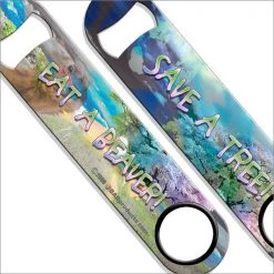 BarProducts.com Speed Bottle Opener / Bar Key - Save A Tree