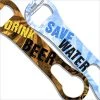BarProducts.com Save Water, Drink Beer Kolorcoat™ V-Rod® Bottle Opener