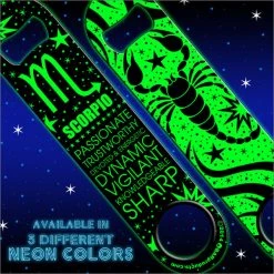 BarProducts.com Bartending Bottle Openers Kolorcoat™ NEON Zodiac Speed Bottle Opener - SCORPIO