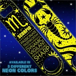 BarProducts.com Bartending Bottle Openers Kolorcoat™ NEON Zodiac Speed Bottle Opener - SCORPIO