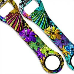 BarProducts.com Bartending Bottle Openers Kolorcoat™ Dog Bone Bottle Opener - Colorful Sea Shells