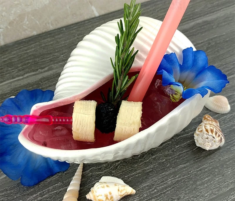 seashell-mug-bpc-7.jpg BarProducts.com BarConic® Tiki Drinkware - Shell - 18 Ounce