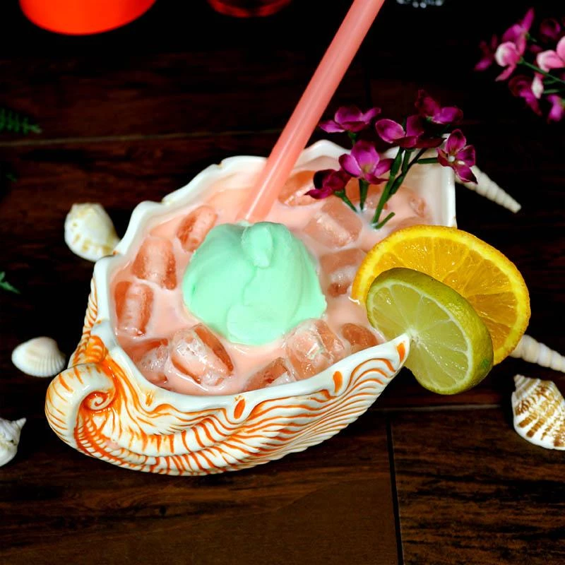 seashell-tiki-mug-bpc-5.jpg BarProducts.com BarConic ® Tiki Mug - Sea Shell - 30 Ounce