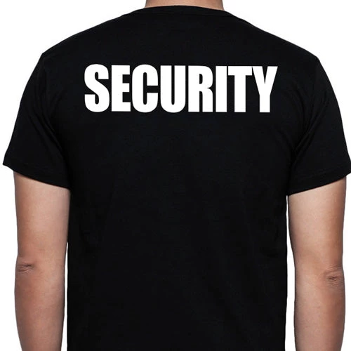 security-t-shirt-back.jpg BarProducts.com Security T-Shirt, Full Front & Back BAR EQUIPMENT