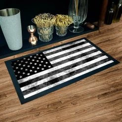 BarProducts.com BAR SERVICE MAT - AMERICAN FLAG- COLOR OPTIONS - 17.25