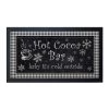 BarProducts.com Bar Service Mat - Hot Cocoa Bar - 17.25" X 10"