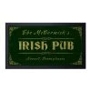 BarProducts.com Custom Printed Bar Service Mat - Irish Pub - 17.25" X 10" BAR SUPPLIES