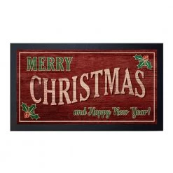 BarProducts.com Bar Service Mat - Merry Christmas - 17.25" X 10" SPECIAL COLLECTIONS