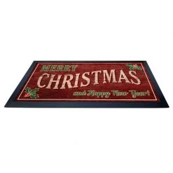 BarProducts.com Bar Service Mat - Merry Christmas - 17.25
