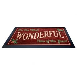 BarProducts.com Bar Service Mat - Wonderful Time Of The Year - 17.25