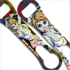 BarProducts.com V-Rod® Bottle Opener / Pour Spout Remover - Sexy Zombie
