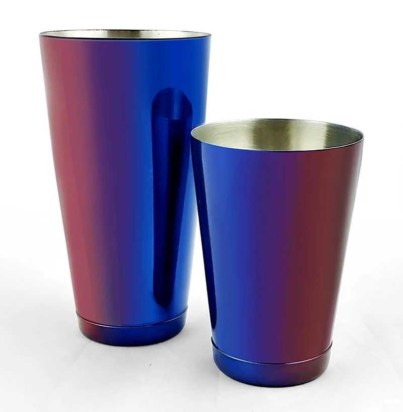 shaker-set-2p-fusion-bpc-1.jpg BarProducts.com BAR TOOLS BarConic® Cocktail Shaker Set - 28oz / 18oz Weighted Tins - Candy Fusion