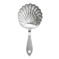 BarProducts.com BAR TOOLS BarConic® Stainless Steel Shell Julep Strainer
