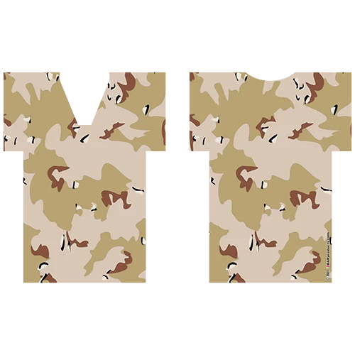 shirt-_0000s_0014_desert_2.png BarProducts.com Kolorcoat™ T-Shirt Bottle Cooler - Desert Camo Custom Coasters / Coolers