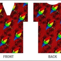 BarProducts.com Bottle Cooler - T-Shirt Style - Hawaiian Parrot Party Supplies