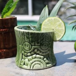 BarProducts.com BAR SUPPLIES BarConic® Tiki Drinkware - Ceramic Short And Stubby - 8 Ounce