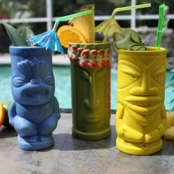 BarProducts.com BarConic® Tiki Drinkware – Leaf 12oz. BAR SUPPLIES