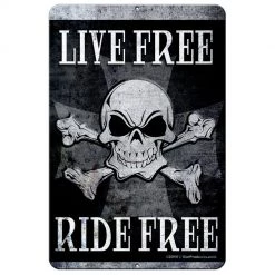 BarProducts.com Live Free Kolorcoat™ Metal Bar Sign