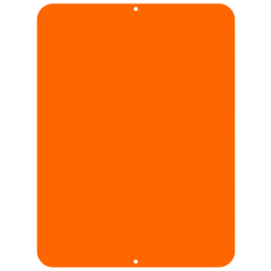 BarProducts.com Kolorcoat™ Custom Metal Bar Sign - 9" X 12" - Orange