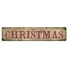 BarProducts.com Metal Bar Signs Metal Holiday Bar Sign - 5" X 25" - Merry Christmas