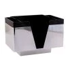 BarProducts.com NAPKIN BAR CADDY - 3 COMPARTMENT- BLACK/CHROME SPECIAL COLLECTIONS