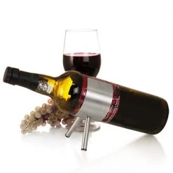 BarProducts.com Stainless Steel Single Wine Bottle Stand Wine Opener Accessories