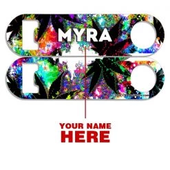 BarProducts.com Bartending Bottle Openers CUSTOMIZABLE Skinny Mini Bottle Opener - Colorful Stoner