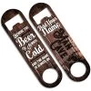 BarProducts.com CUSTOMIZABLE Skinny Mini Bottle Opener - Man Cave Bartending Bottle Openers
