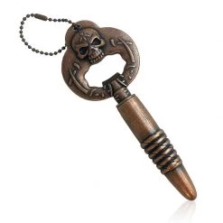 BarProducts.com BarConic® Bottle Opener / Wine Opener - Skull - Antique Copper BAR TOOLS