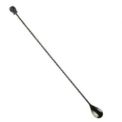 BarProducts.com BAR TOOLS BarConic® 40 Cm Skull Bar Spoon - Gun Metal