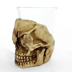 BarProducts.com BAR SUPPLIES BarConic® Ceramic Skull Shot Glass - 2oz