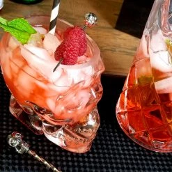 BarProducts.com BAR TOOLS BarConic® 40 Cm Skull Bar Spoon - Gun Metal