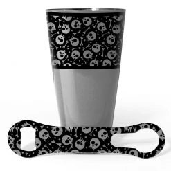 BarProducts.com BAR TOOLS Printed Cocktail Shaker And V-Rod® Bar Set - Cute Skulls - Color Options