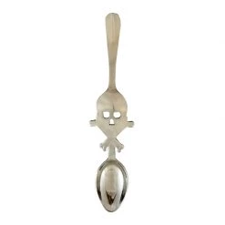 BarProducts.com Skull Absinthe Spoon - Stainless Steel Specialty Bar Spoons