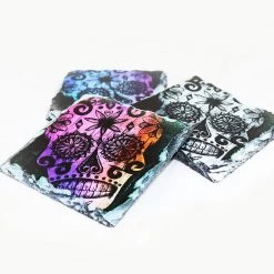 BarProducts.com Rock Slate Coasters - Sugar Skulls - Design Options 5 BarProducts.com Rock Slate Coasters - Sugar Skulls - Design Options