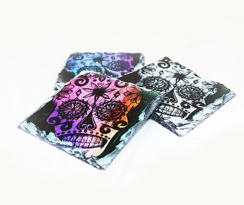 slate-coaster-sugar-skulls-main-web-4.jpg BarProducts.com Rock Slate Coasters - Sugar Skulls - Design Options