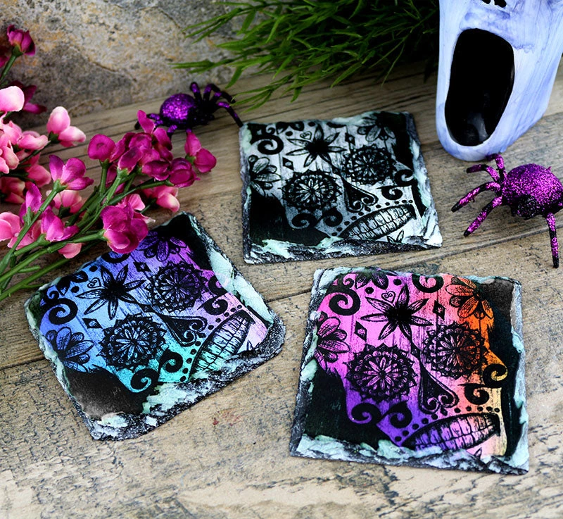 slate-coaster-sugar-skulls-main-web-5.jpg BarProducts.com Rock Slate Coasters - Sugar Skulls - Design Options