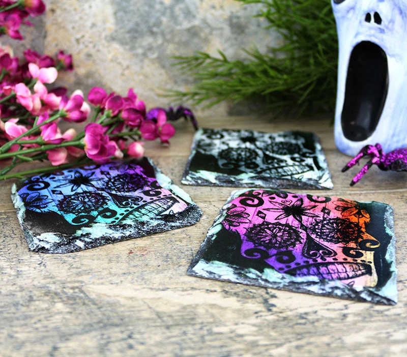 slate-coaster-sugar-skulls-main-web-6.jpg BarProducts.com Rock Slate Coasters - Sugar Skulls - Design Options