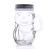 BarProducts.com BarConic® Snowman Mason Jar W/handle - 16 Ounce