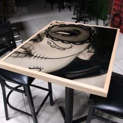 BarProducts.com Sophia La Muerta 24" X 30" Wooden Table Top - Two Types Available Featured Artists