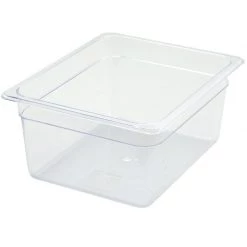 BarProducts.com 1/2 Size Clear Polycarbonate (Half Size) Food Pan, 6" Deep
