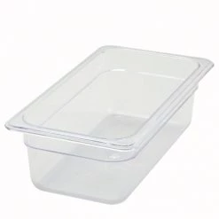 BarProducts.com 1/3 Size Clear Polycarbonate Food Pans With Lids (Various Sizes) Bar Caddies