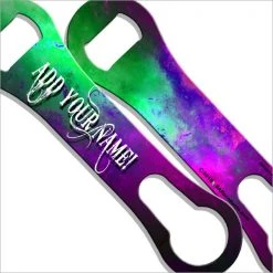 BarProducts.com ADD YOUR NAME - V-ROD® Bottle Opener – Space Design – Several Color Options BAR TOOLS