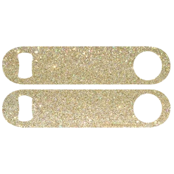 BarProducts.com Kolorcoat™ Speed Opener - Gold Dust Custom Bottle Openers